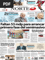 Periodico Norte de Ciudad Juarez 12 de Noviembre de 2013