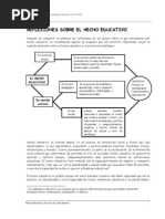 Reflexiones Sobre El Hecho Educativo