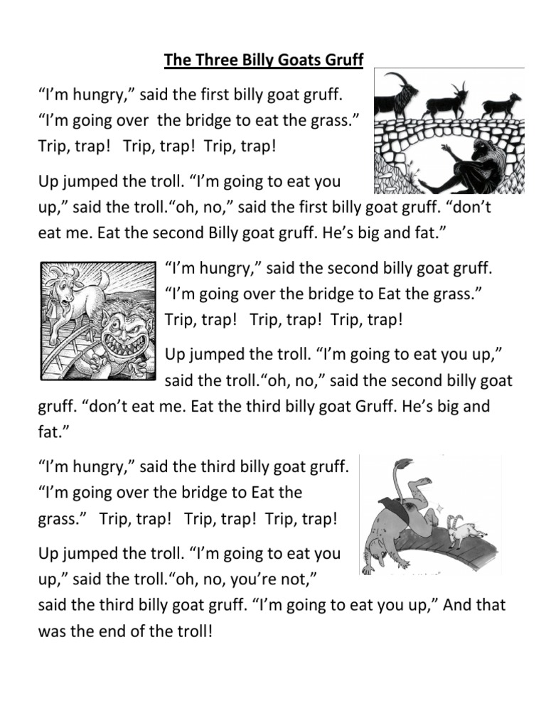 the-three-billy-goats-gruff-story-printable