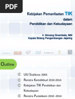 Download 11 Kebijakan TIKppt by Balai Teknologi Pendidikan Sultra SN183488418 doc pdf