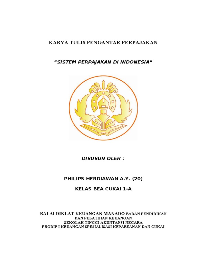 Karya Tulis Pajak 1