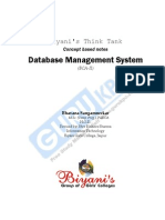 Database Management