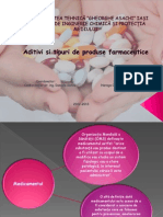 Aditivi Si Tipuri de Produse Farmaceutice - Haraga Gratiela