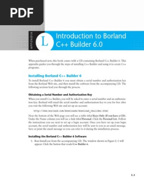 Installing Borland C++ Builder 6.0 Guide | PDF | Computer File