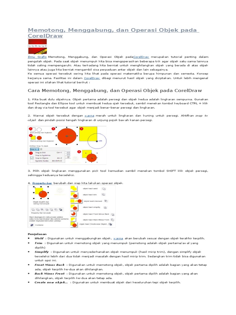 Contoh Latihan Coreldraw Doc