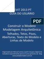 Revit 2013 PT Construir o Modelo Piso Teto Telhado