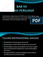 Minggu 9 Bab VII Penulisan Pesan Persuasif