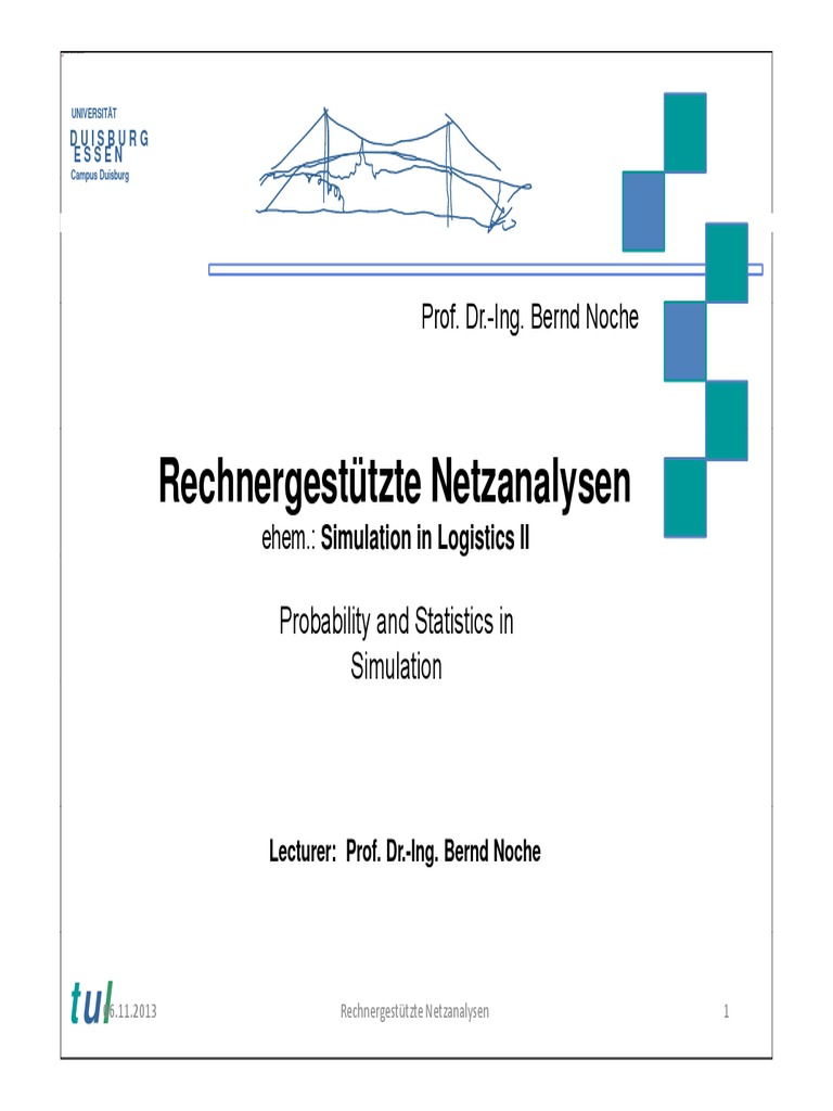 Vorlesung02 Statistical Models in Simulation | PDF