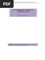 The Tiruchirappalli City Municipal Corporation Act, 1994