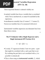 Introduction To Econometrics - Stock & Watson - CH 10 Slides