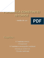 Formarea constiintei istorice