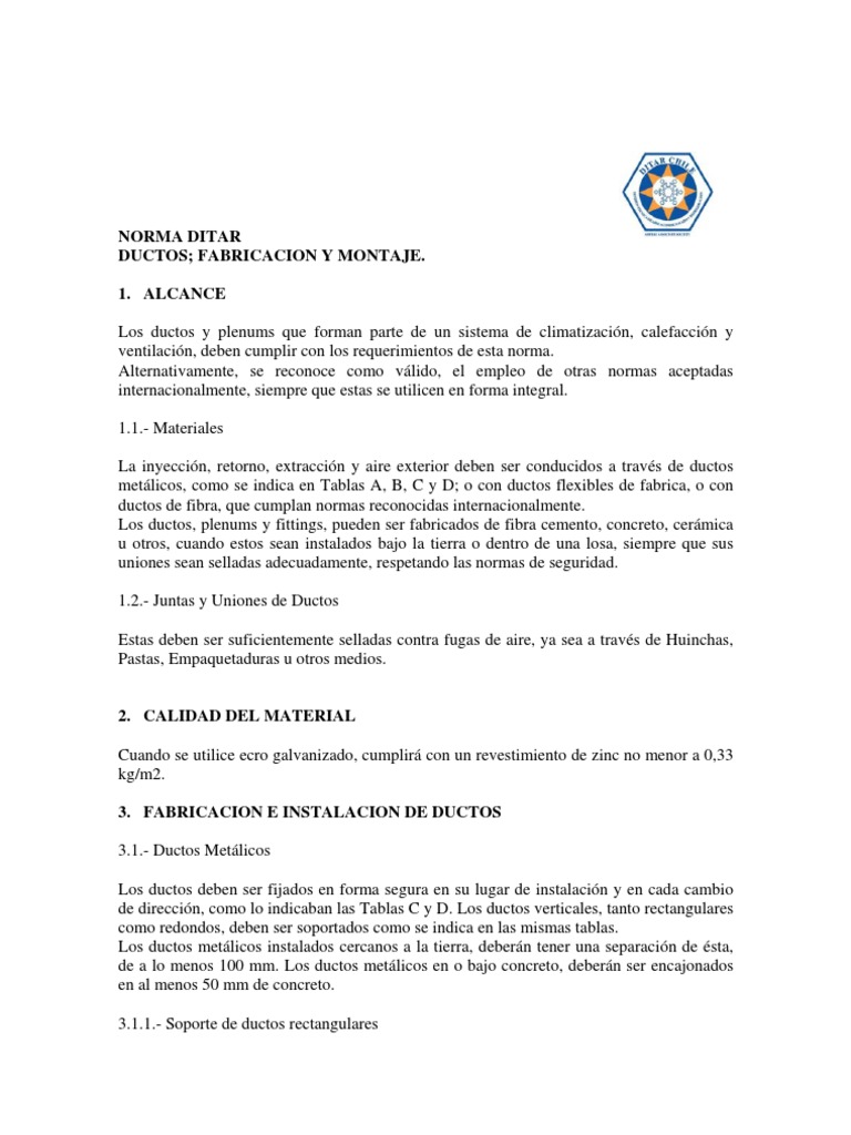 Norm Duc Dit PDF Hormig n Materiales