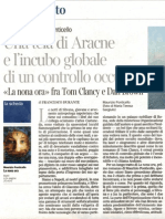 UNA TELA DI ARACNE E L'INCUBO GLOBALE, LA NONA ORA (BIETTI) di Maurizio Ponticello, un thriller fra Tom Clancy e Dan Brown