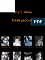 Do You Know These People?