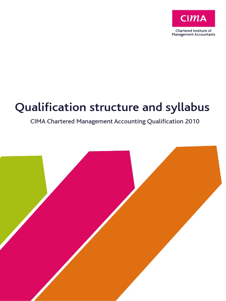 CIMA Syllabus PDF PDF Cost Accounting Sensitivity Analysis