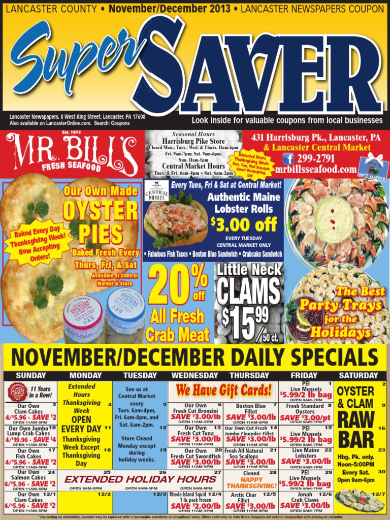 Super_Saver_November_2013.pdf | Shrimp | Coupon