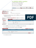 Configure Huawei HG658 VDSL2 modem