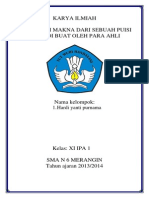 Download  karya ilmiah bahasa indonesia Macam Pengertian dan Jenis puisi by dianagatha SN183549264 doc pdf