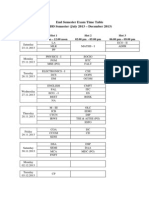 Exam Time Table Odd Sem 13-14 Final 11.11.13 PDF