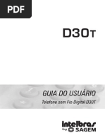 Manual Do Usuario Intelbras by Sagem D30T