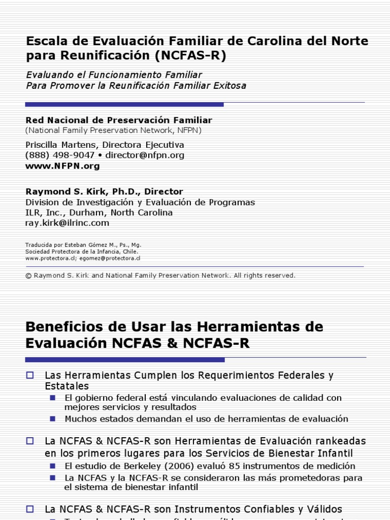 NCFASR Data Resumen | PDF | Teoría de apego | Adopción