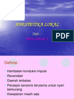 Anestetika Lokal