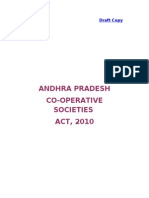 Andhra Pradesh Co-Operative Societies ACT, 2010: Draft