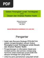 Download Sistem Perangkat Lunak Terintegrasi Untuk Desain Dan Analisis by Bidang Komputasi PPIN-BATAN SN18358266 doc pdf