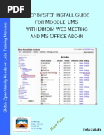 Download Step-by-step Install Guide for Moodle with Dimdim Web Meeting and MS Office Add-in v11 by Kefa Rabah SN18359468 doc pdf