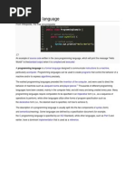 Programming Language