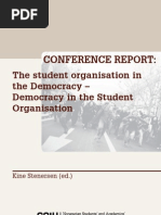 The Student Organisation in The Democracy - Democracy in The ...
