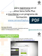 Pasos para Registrarse e Inscribirse en Sofia Plus