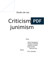Criticismul junimist.doc