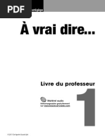 Download A VRAI DIRE 1 Livre Du Professeur by Zaustavivreme SN183630257 doc pdf