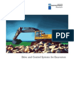 Drive and control systems for excavators