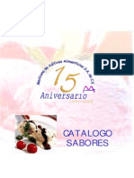 Catalogo de Sabores