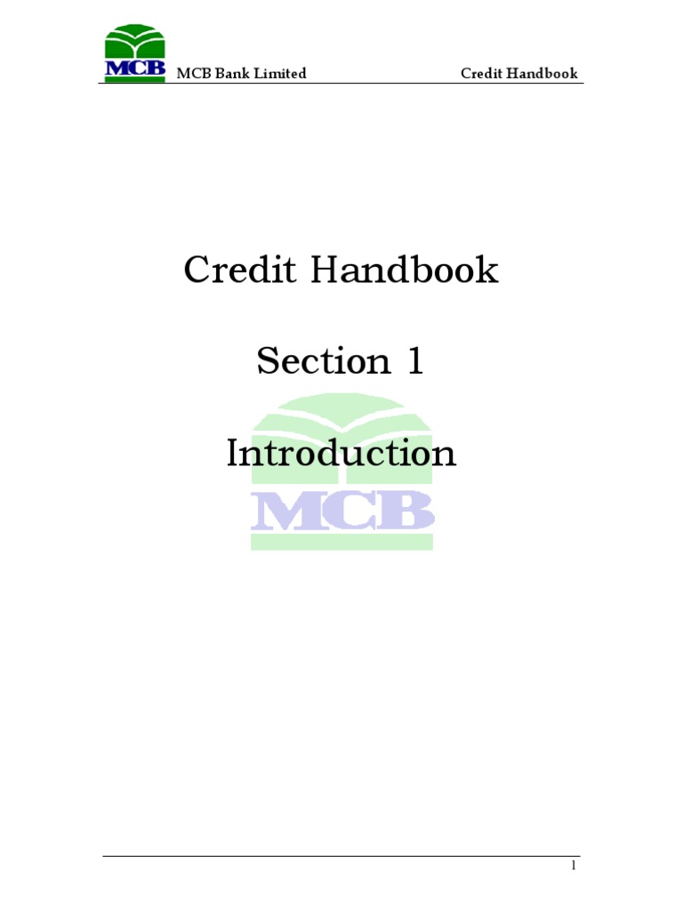 The Handbook Of Credit Risk Management Originating In The Mind
