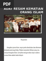 Adat Resam Kematian Orang Islam