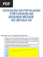 1 evolução da população