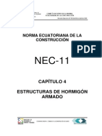 NEC2011-CAP.4-ESTRUCTURAS DE HORMIGÓN ARMADO-021412