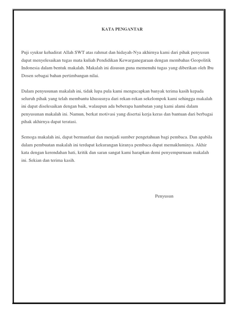 16+ Contoh Makalah Geopolitik Indonesia