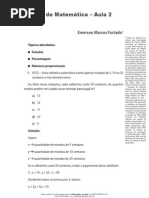 Números proporcionais, Porcentagem, Funções