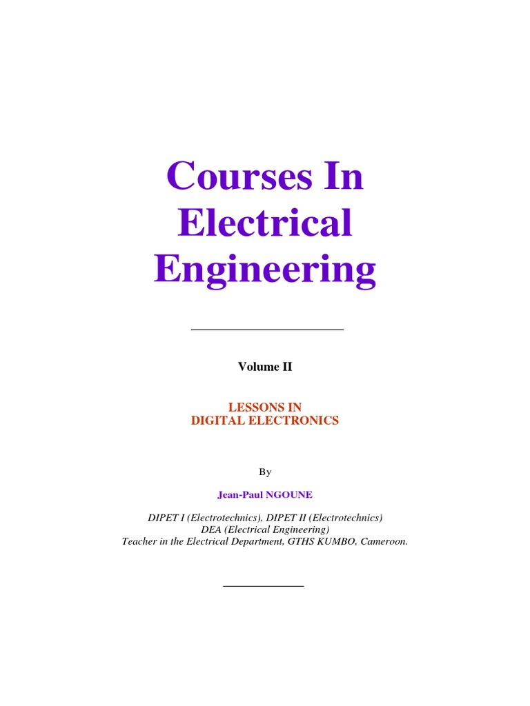 Digital Electronics Course Overview | PDF | Computers | Technology ...