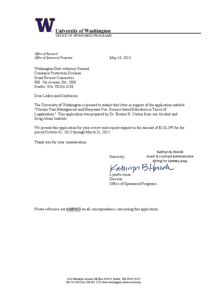 University of Washington�s Alcohol and Drug Abuse