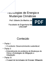 Tecnologias de Energia e Mudanças Climáticas