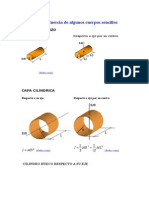 Momento de inercia cuerpos sencillos