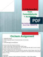 1,4-Butanediol: From Formaldehyde + Acetylene