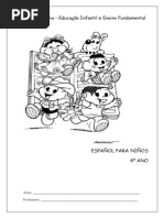 Apostila de Espanhol 4º ano 2013