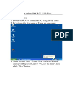 How To Install OLP-55 USB Driver
