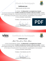 Certificados Dos Manuscritos